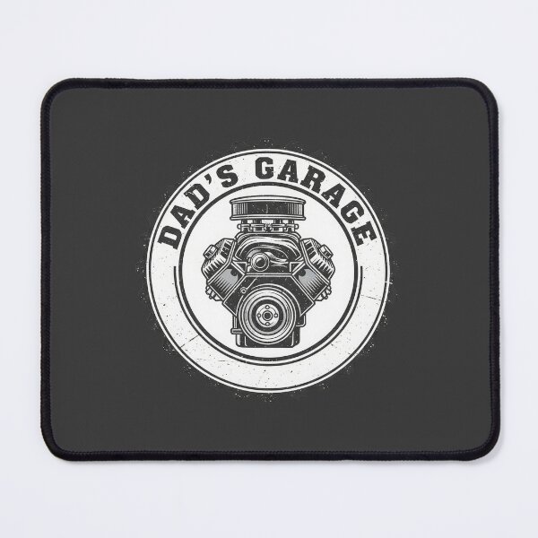Item preview, Dad’s Garage Engine Badge designed and sold by Teeny Quities.