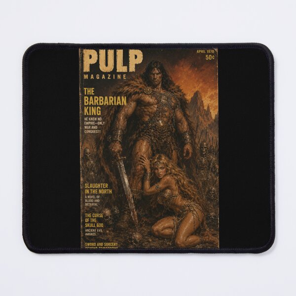 Item preview, Pulp Magazine Cover Barbarian King designed and sold by R3g3nerator.