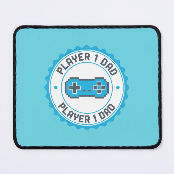 Item preview, Player 1 Dad Gaming Badge designed and sold by Teeny Quities.