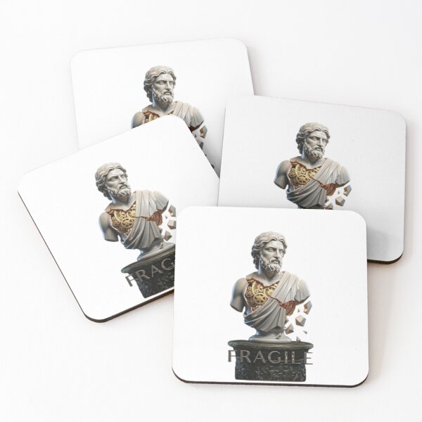 Item preview, Fragil Time Antique Roman Statue Bust designed and sold by Northern Glow Art.