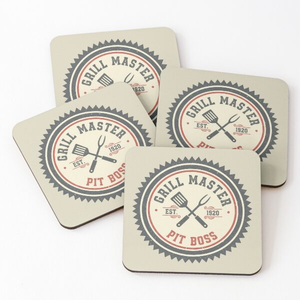 Item preview, Grill Master Pit Boss Badge designed and sold by Teeny Quities.