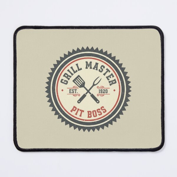 Item preview, Grill Master Pit Boss Badge designed and sold by Teeny Quities.