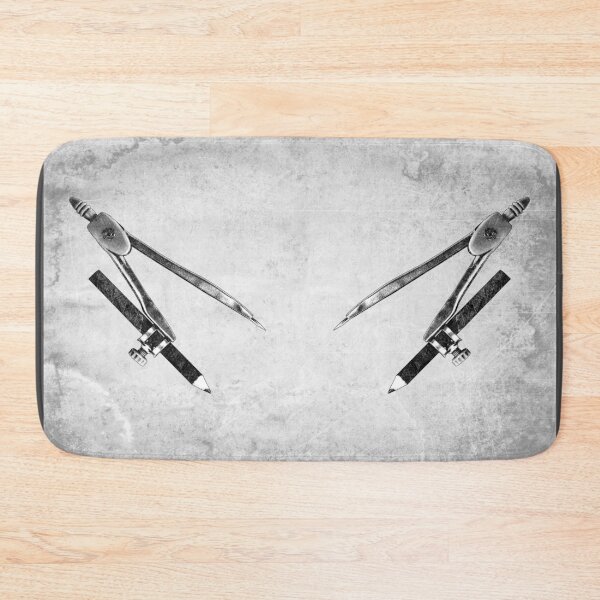 Item preview, Drafting Compass Dark Academia Geometric Art designed and sold by Ghoul Enterprises.