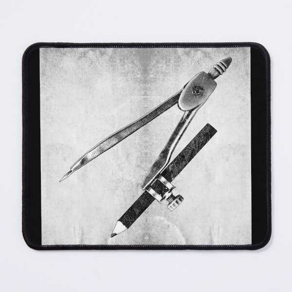 Item preview, Drafting Compass Dark Academia Geometric Art designed and sold by Ghoul Enterprises.