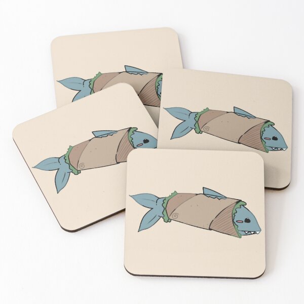 Item preview,  - shark burrito - Little Lunchbox - beige - designed and sold by echoztarrr.