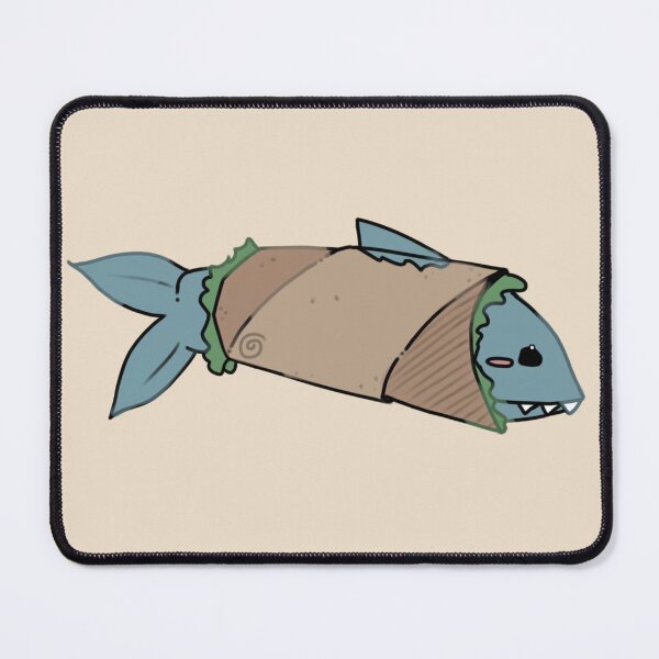 Item preview,  - shark burrito - Little Lunchbox - beige - designed and sold by echoztarrr.