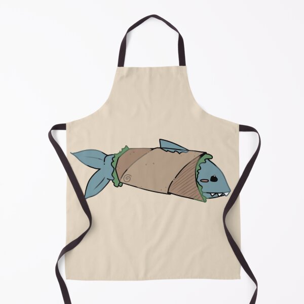 Item preview, - shark burrito - Little Lunchbox - beige - designed and sold by echoztarrr.