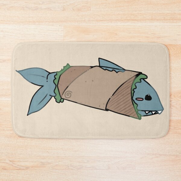 Item preview,  - shark burrito - Little Lunchbox - beige - designed and sold by echoztarrr.