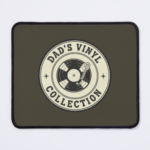 Item preview, Dad’s Vinyl Collection Badge designed and sold by Teeny Quities.