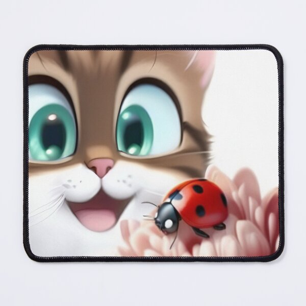 Item preview, Chio & Ladybug, Playful Kitten designed and sold by CCWorkfloor.