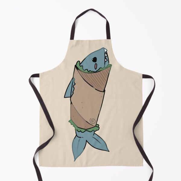 Item preview, Copy of - shark burrito - Little Lunchbox - beige - upright - designed and sold by echoztarrr.