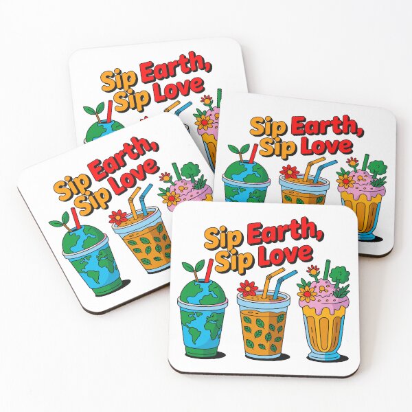 Item preview, Sip Earth, Sip Love Eco Friendly Sustainability Environmentalist designed and sold by artcultreone.