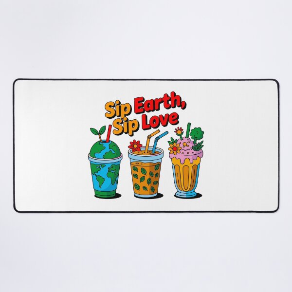 Item preview, Sip Earth, Sip Love Eco Friendly Sustainability Environmentalist designed and sold by artcultreone.