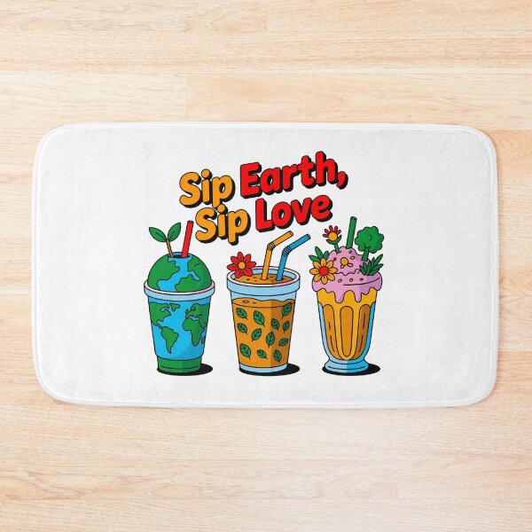 Item preview, Sip Earth, Sip Love Eco Friendly Sustainability Environmentalist designed and sold by artcultreone.