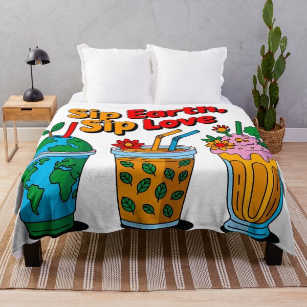 Item preview, Sip Earth, Sip Love Eco Friendly Sustainability Environmentalist designed and sold by artcultreone.