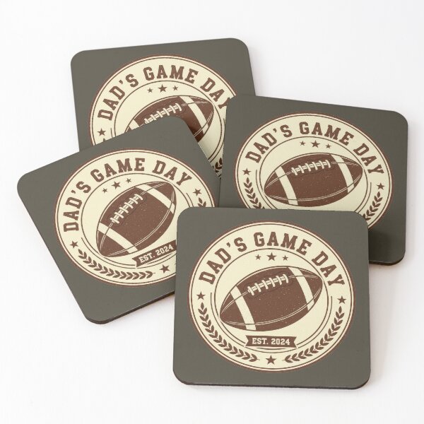 Item preview, Dad’s Game Day Football Badge designed and sold by Teeny Quities.