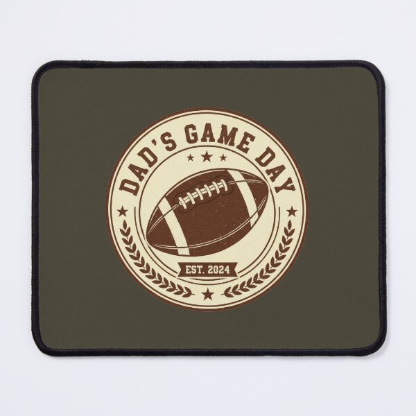 Item preview, Dad’s Game Day Football Badge designed and sold by Teeny Quities.