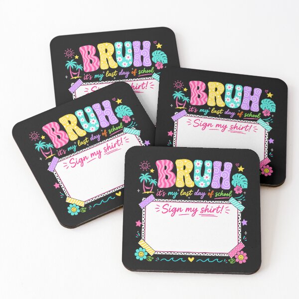 Item preview, Bruh It's My Last Day of School Sign My Shirt! Funny Student Signature designed and sold by ivotee.