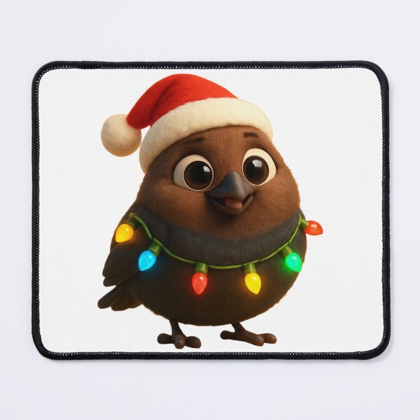 Item preview, Christmas Brown-Headed Cowbird designed and sold by Sillytoe.