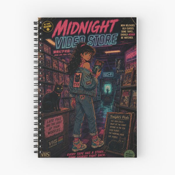Item preview, Vintage Anime Poster Video Club designed and sold by JonelleTshirts.