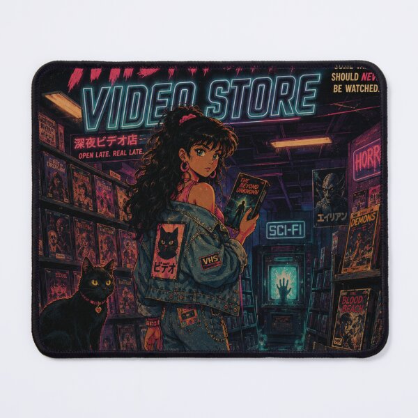 Item preview, Vintage Anime Poster Video Club designed and sold by JonelleTshirts.