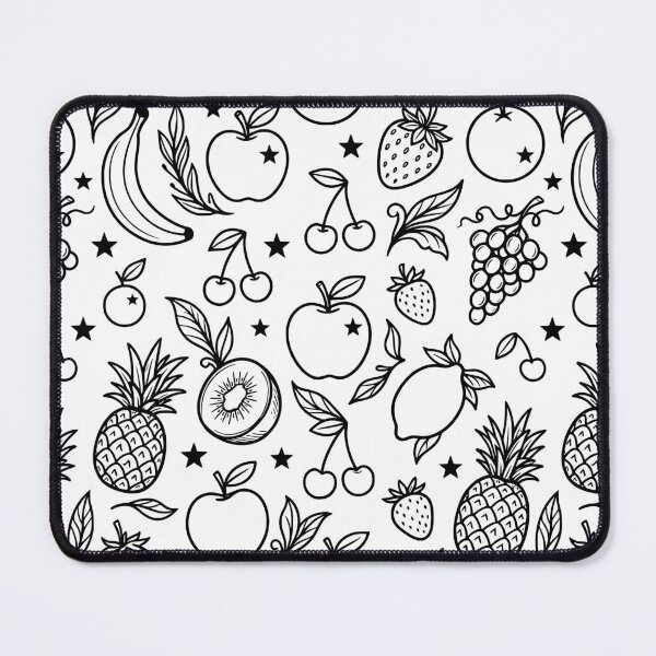 Item preview, Whimsical tropical fruit pattern designed and sold by BlueBerry45.