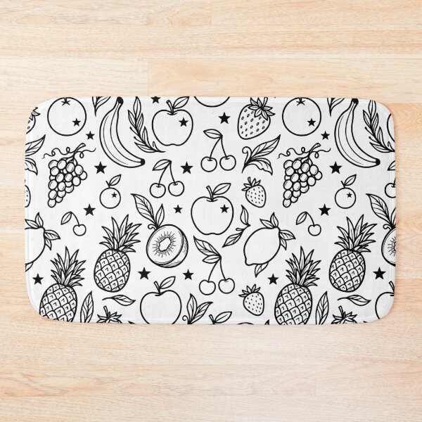 Item preview, Whimsical tropical fruit pattern designed and sold by BlueBerry45.
