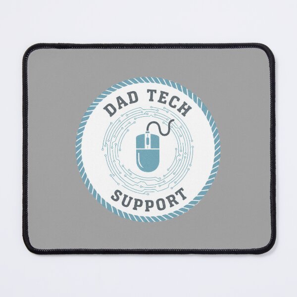 Item preview, Dad Tech Support Retro Badge designed and sold by Teeny Quities.