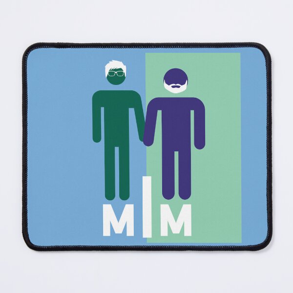 Item preview, Cute Men's Washroom mlm Love Gay Pride Flag designed and sold by TackyTime.