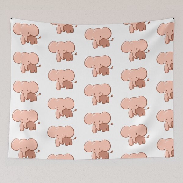 Item preview, Cute elephant animal doodle designed and sold by DooDraw.