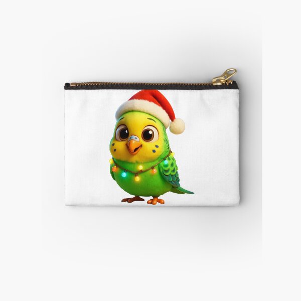 Item preview, Christmas Budgerigar designed and sold by Sillytoe.