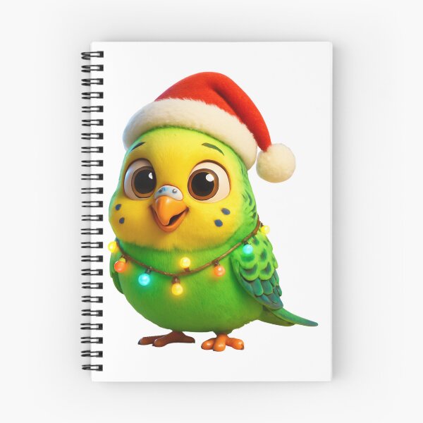 Item preview, Christmas Budgerigar designed and sold by Sillytoe.