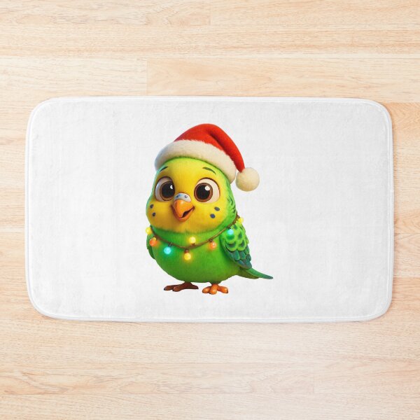 Item preview, Christmas Budgerigar designed and sold by Sillytoe.