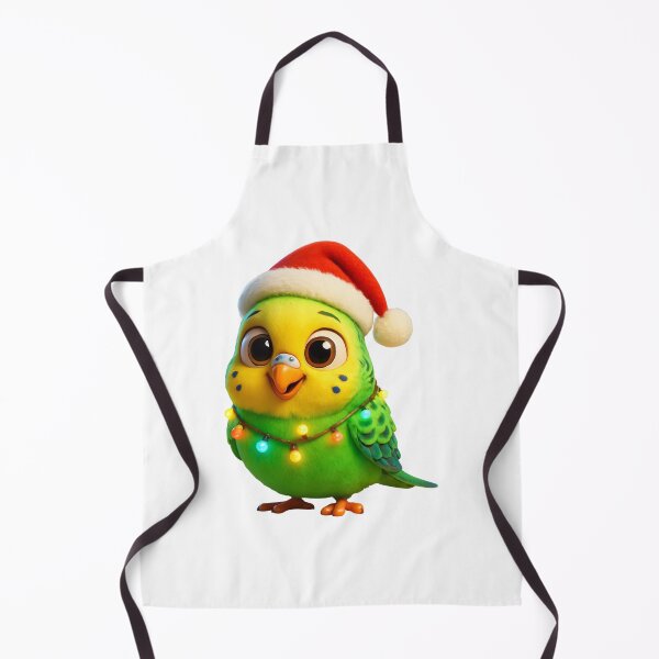 Item preview, Christmas Budgerigar designed and sold by Sillytoe.