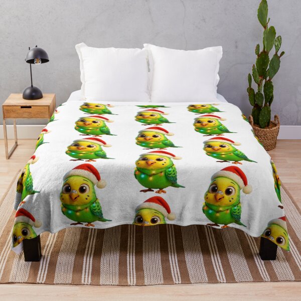 Item preview, Christmas Budgerigar designed and sold by Sillytoe.