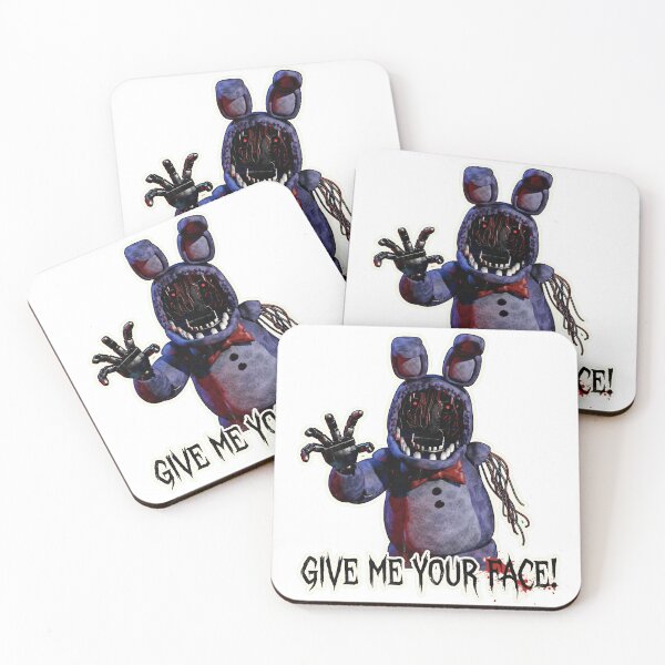 Item preview, withered bonnie "Give me your face!" designed and sold by Hellmitor.