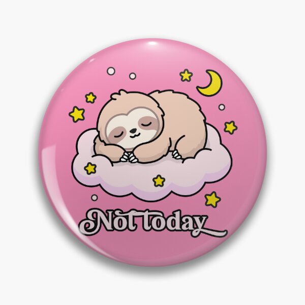 Item preview, Kawaii Sleeping Sloth on Cloud - Ultimate Chill. designed and sold by ZUMERI.
