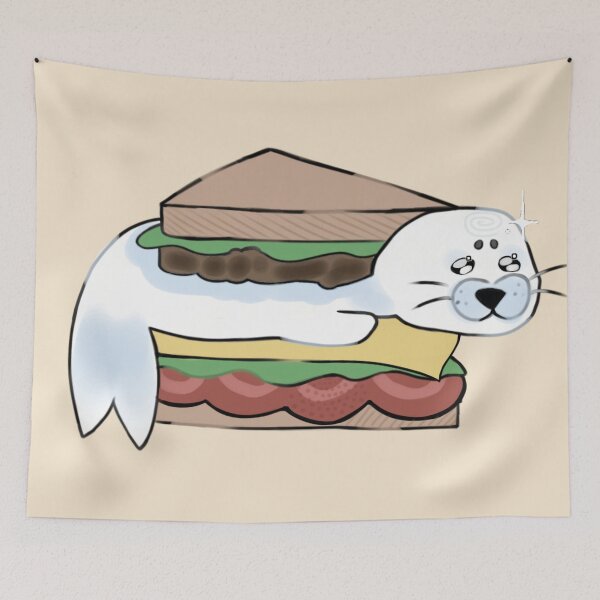 Item preview, Copy of - sandwich seal - little Lunchbox - beige - designed and sold by echoztarrr.