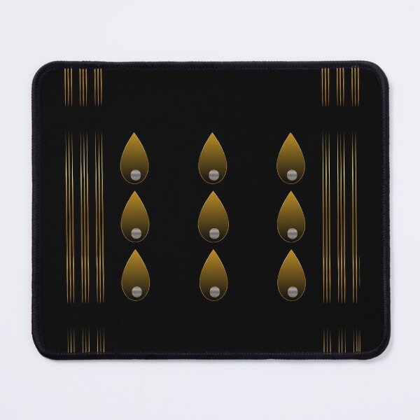 Item preview, Nocturne in Gold — Black & Gold Geometric Abstract designed and sold by Dee Tirang.