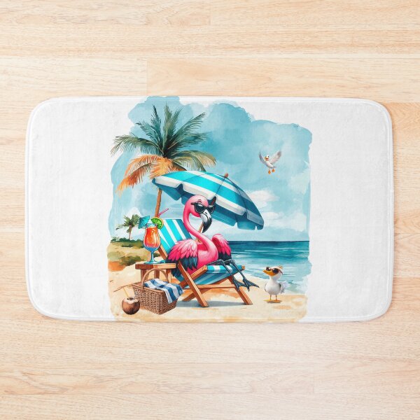 Item preview, Beach Flamingo designed and sold by Karen Wood.