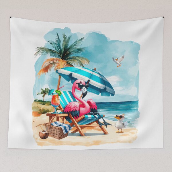 Item preview, Beach Flamingo designed and sold by Karen Wood.