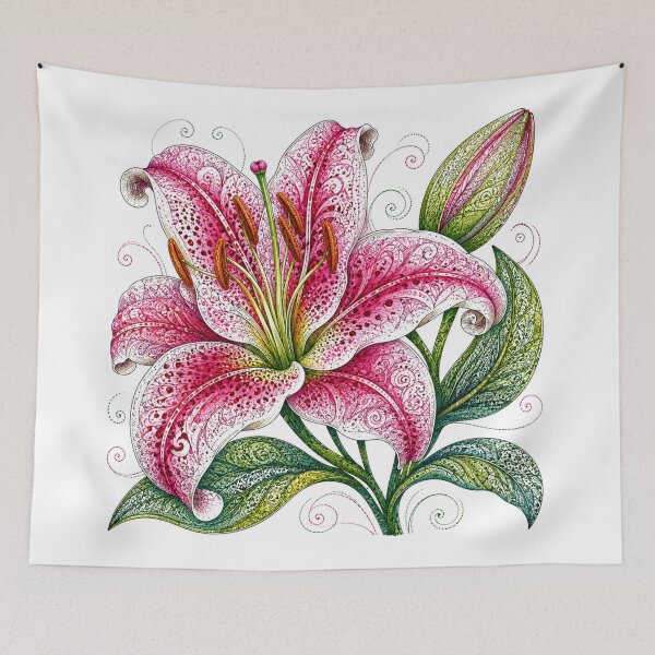 Item preview, Stargazer Lily designed and sold by PaintedbyCarol.