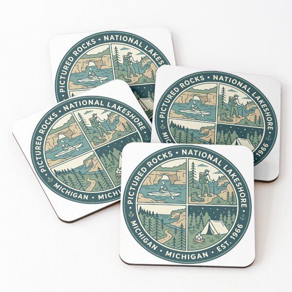 Item preview, Pictured Rocks National Lakeshore Michigan Michigan Est. 1966 Hiking Camping Kayaking Outdoor Travel designed and sold by Simsimah26Parks.