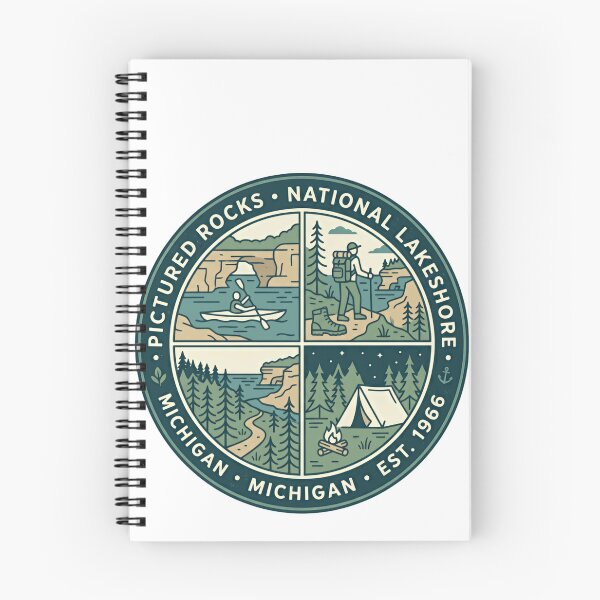 Item preview, Pictured Rocks National Lakeshore Michigan Michigan Est. 1966 Hiking Camping Kayaking Outdoor Travel designed and sold by Simsimah26Parks.