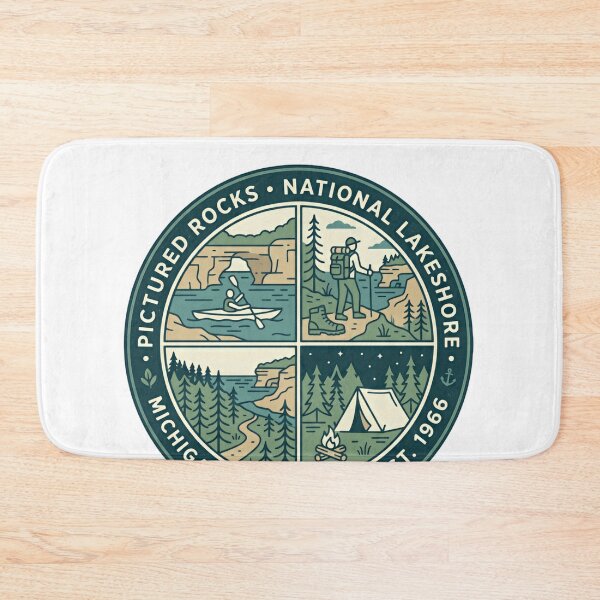 Item preview, Pictured Rocks National Lakeshore Michigan Michigan Est. 1966 Hiking Camping Kayaking Outdoor Travel designed and sold by Simsimah26Parks.