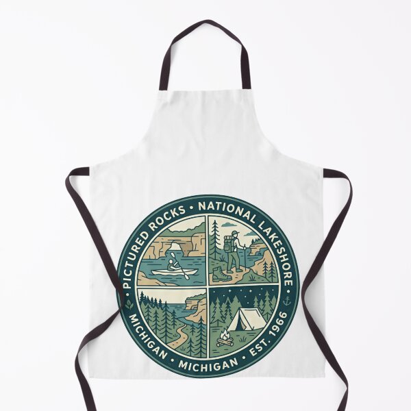 Item preview, Pictured Rocks National Lakeshore Michigan Michigan Est. 1966 Hiking Camping Kayaking Outdoor Travel designed and sold by Simsimah26Parks.