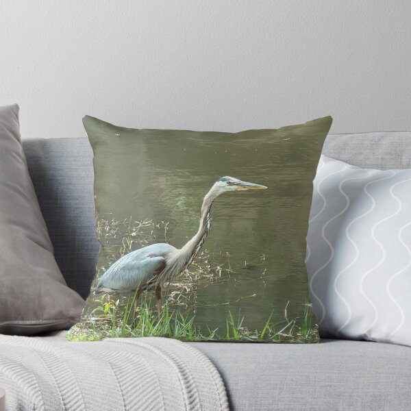 Item preview, Great Blue Heron Wading in Tranquil Waters. designed and sold by Pearls1.