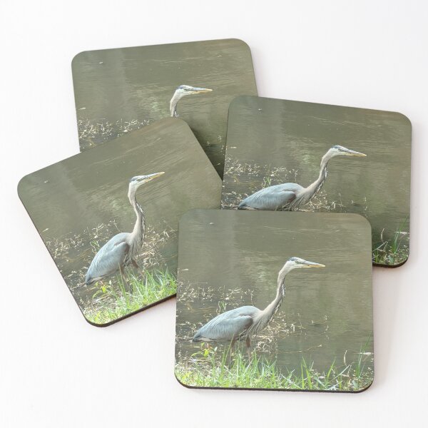 Item preview, Great Blue Heron Wading in Tranquil Waters. designed and sold by Pearls1.