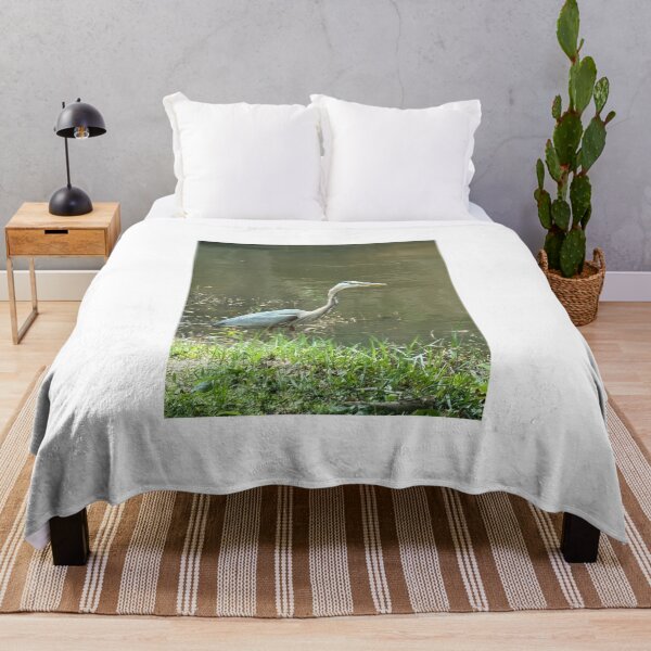 Item preview, Great Blue Heron Wading in Tranquil Waters. designed and sold by Pearls1.
