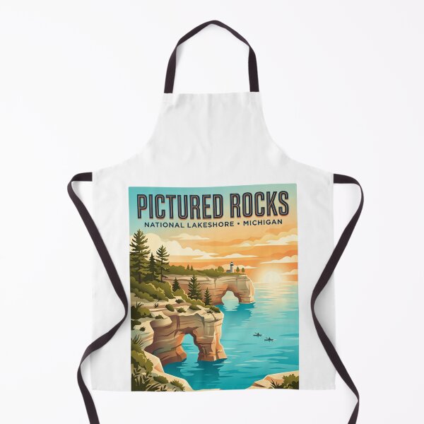 Item preview, Pictured Rocks National Lakeshore Michigan Travel Outdoor Enthusiast designed and sold by Simsimah26Parks.